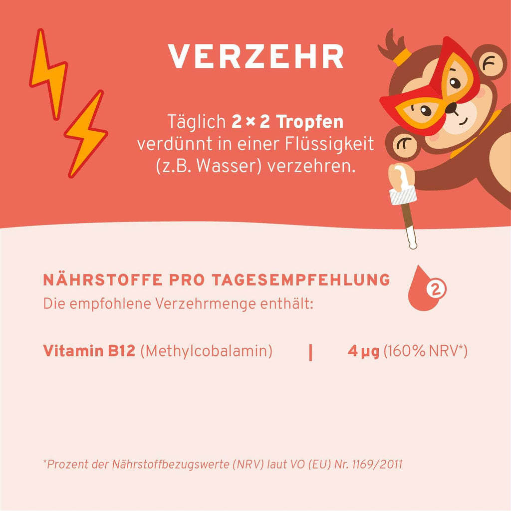 InnoNature Tropfen Vitamin B12 Kids Tropfen