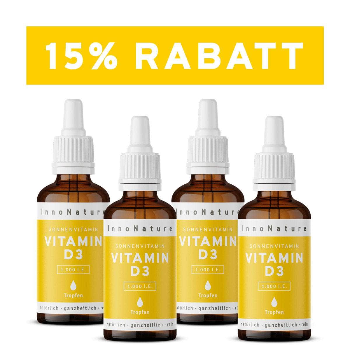 InnoNature Tropfen Vitamin D3 1.000 IE Tropfen 30 ml