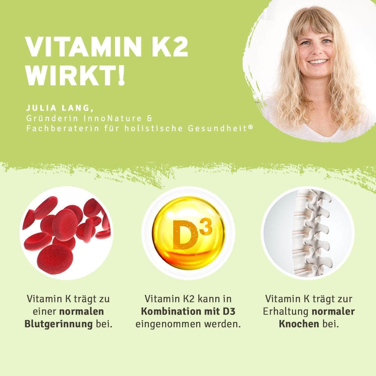 InnoNature 1x Vorrat (1x Vitamin D3, 1x Vitamin K2, 1x Vitamin B12, 1x Eisen, 1x Jod, 1x Selen, 1x Sango Koralle, 1x Zink, 1x Omega 3 Algenöl) deinegesundefamilie-Essential-Paket