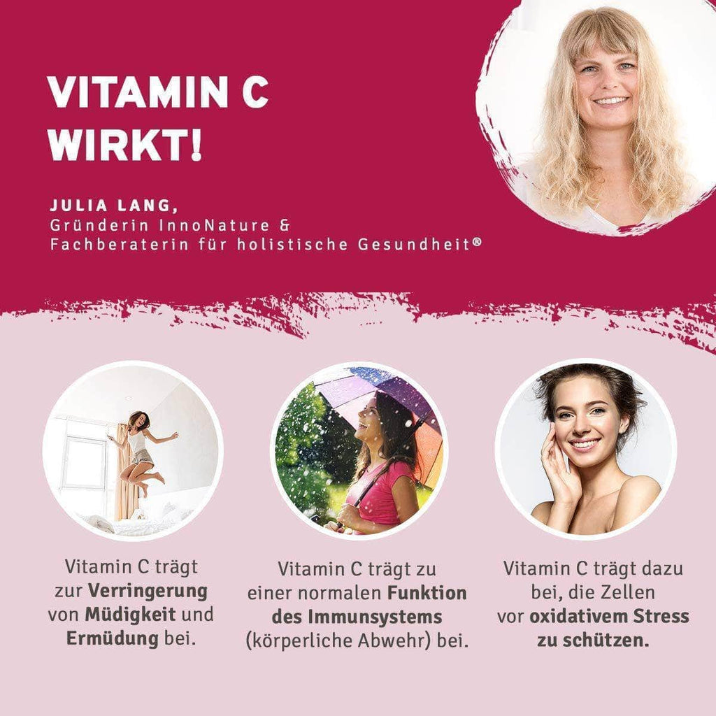 InnoNature Pakete 1x Vorrat (1x Anti Stress, 1x Omega 3, 1x Vitamin D3, 1x Vitamin K2, 1x Vitamin C) Anti-Stress-Paket