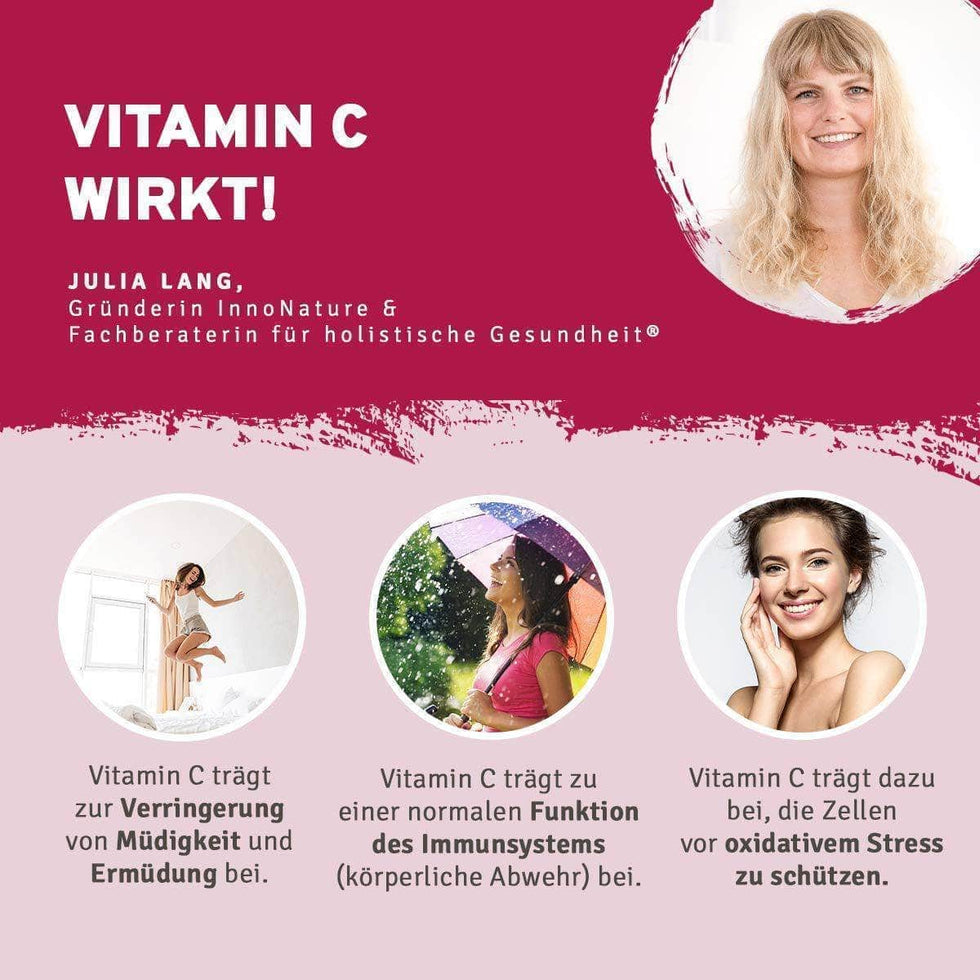 InnoNature Pakete 1x Vorrat (1x Anti Stress, 1x Omega 3, 1x Vitamin D3, 1x Vitamin K2, 1x Vitamin C) Anti-Stress-Paket