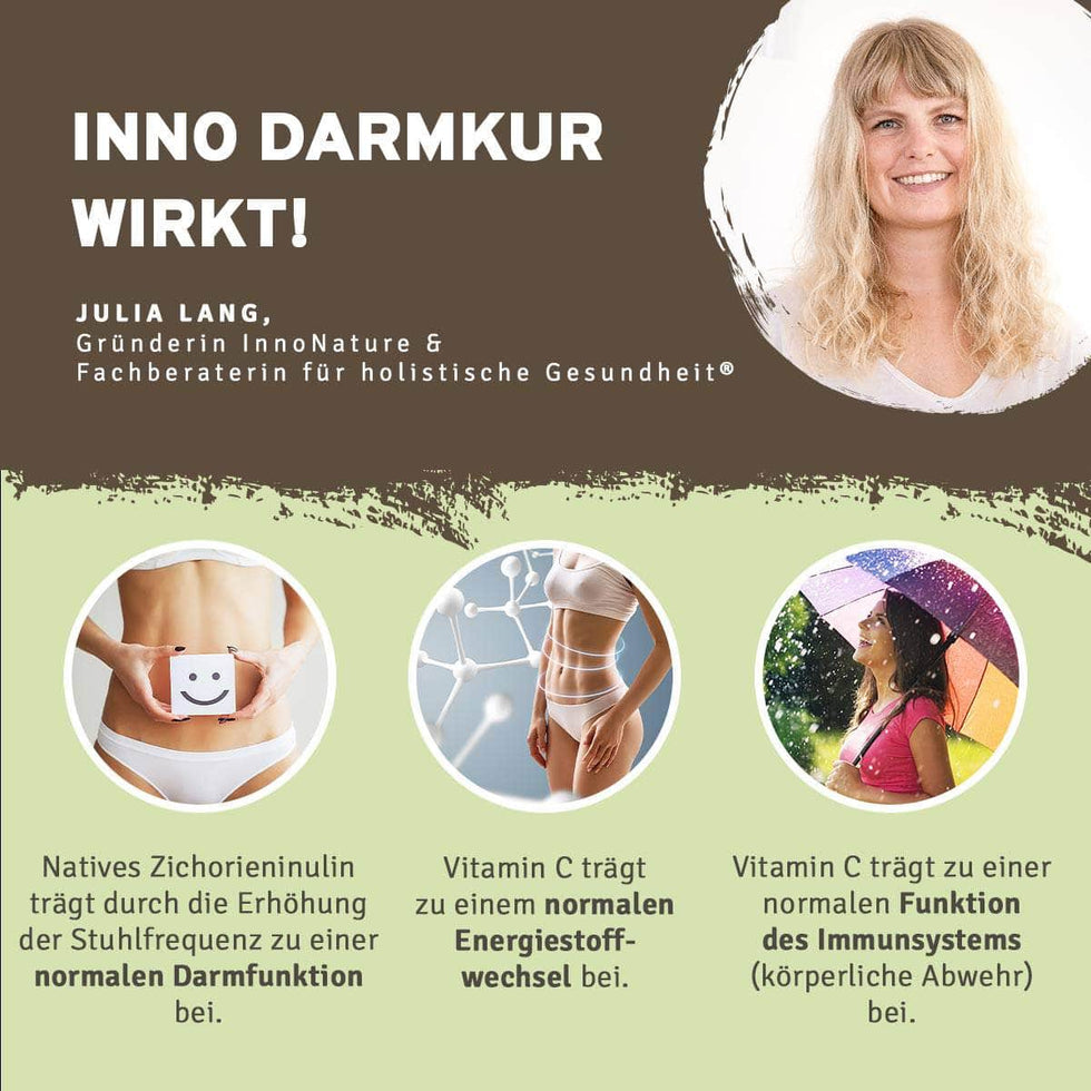 InnoNature Pakete 1x Vorrat (1x Stoffwechsel Plus,  1x Bittertropfen, 1x Darmkur) Stoffwechsel-Starter-Paket